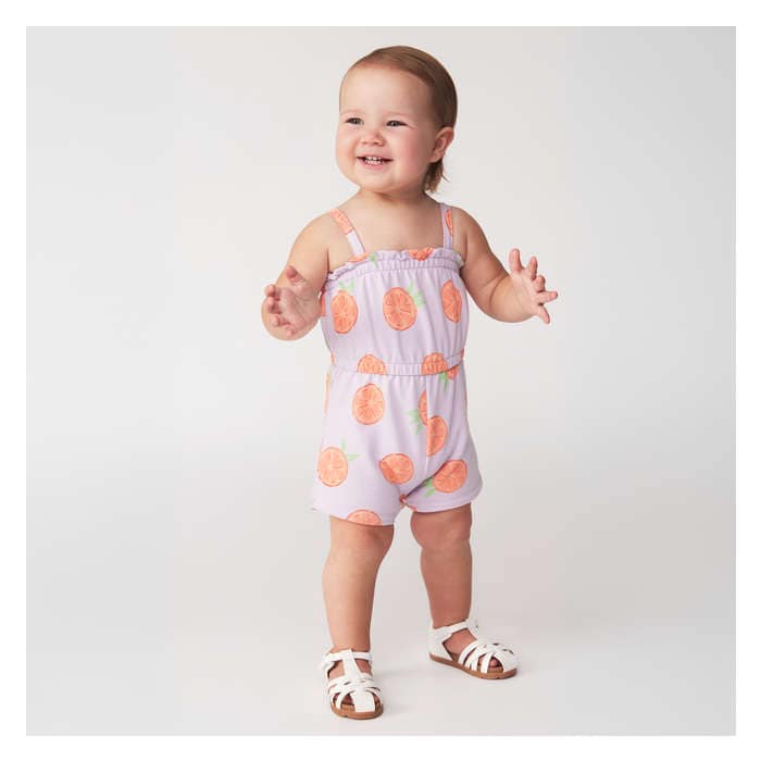 Baby Girls' Terry Romper